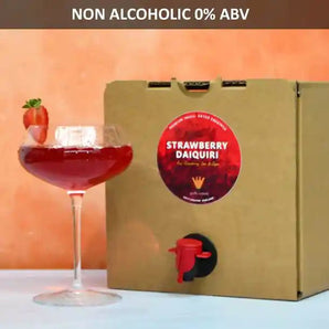 Non Alcoholic Strawberry Daiquiri 10L BIB - Giraffe Cocktails