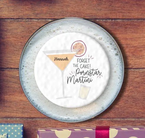 Personalised Birthday Topper | Forget the cake - Giraffe Cocktails