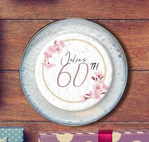 Personalised Birthday Topper | Gold Ring - Giraffe Cocktails