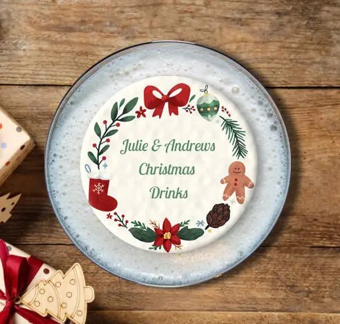 Personalised Christmas Topper | Christmas Ring - Giraffe Cocktails