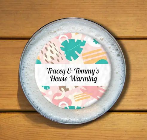 Personalised Topper | Organic Abstract - Giraffe Cocktails