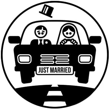 Personalised Wedding Topper | Just Married - Giraffe Cocktails