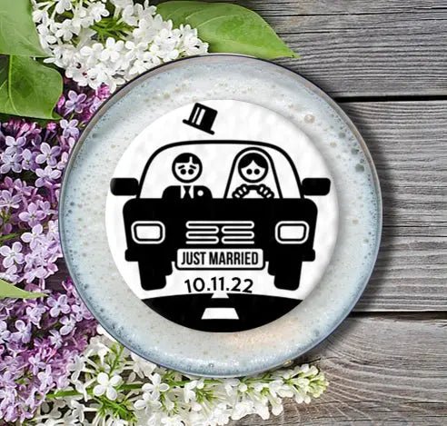 Personalised Wedding Topper | Just Married - Giraffe Cocktails